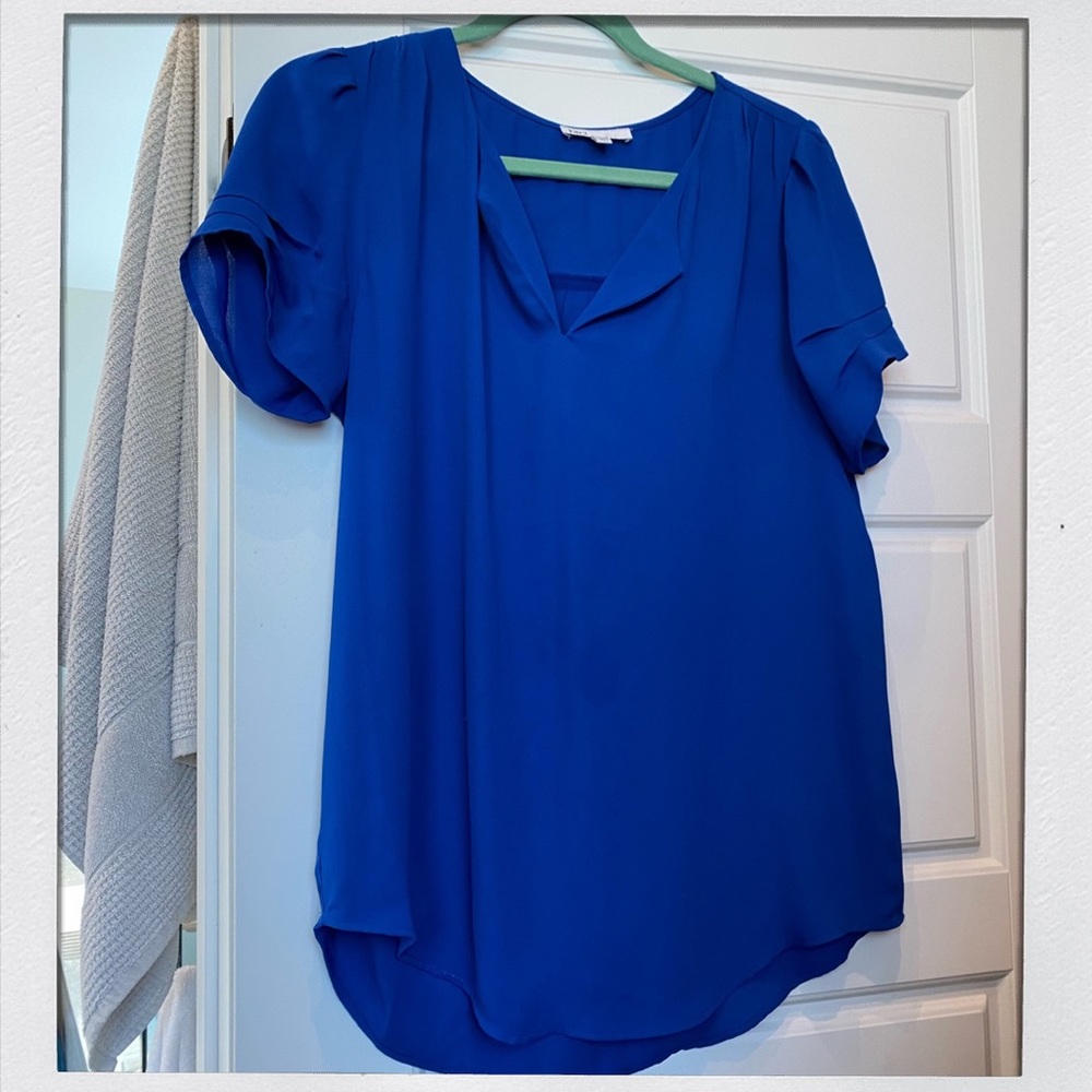 Royal Blue Blouse